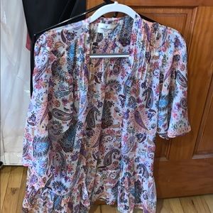 American Eagle Paisley Kimono